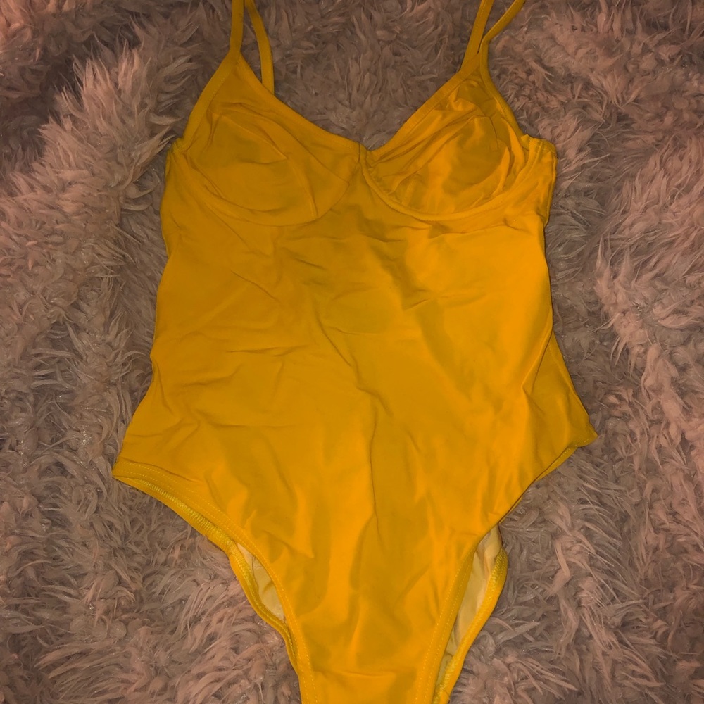 Valentino Sand Yellow Gold Swimsuit